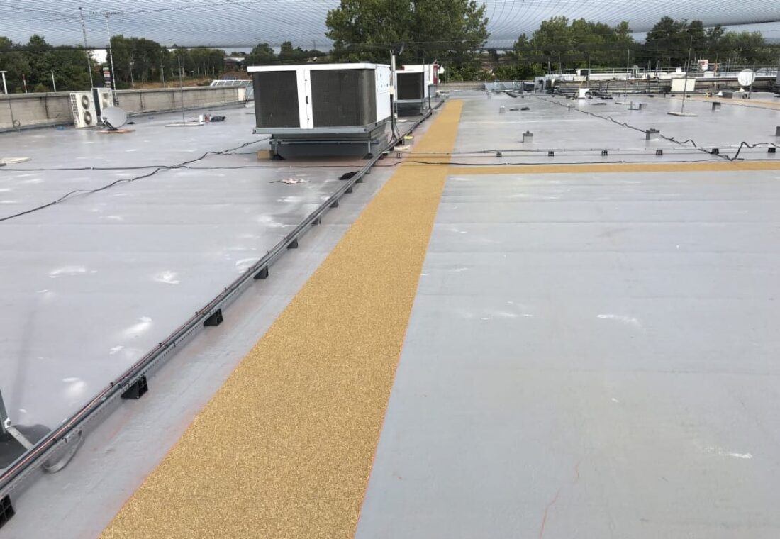 Liquid-Applied Flat Roofing project