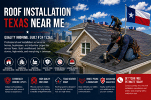 Roof installation Texas near me?