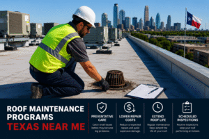 Total Cladding and Roofing Roof Maintenance Programs Texas Near Me