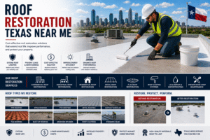 Roof Restoration Texas Near Me | Total Cladding and Roofing
