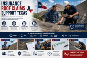 Insurance Roof Claims Support Texas | Total Cladding and Roofing