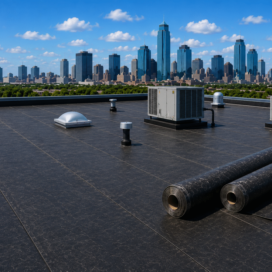 Modified Bitumen Roofing Texas | Flat Roofing Specialists