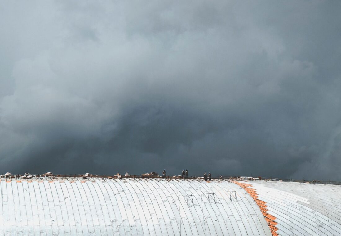 R-Panel Metal Roofing project