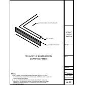 Official Metacrylics assembly drawing for Acrylic Roof Restoration Coating System TPO