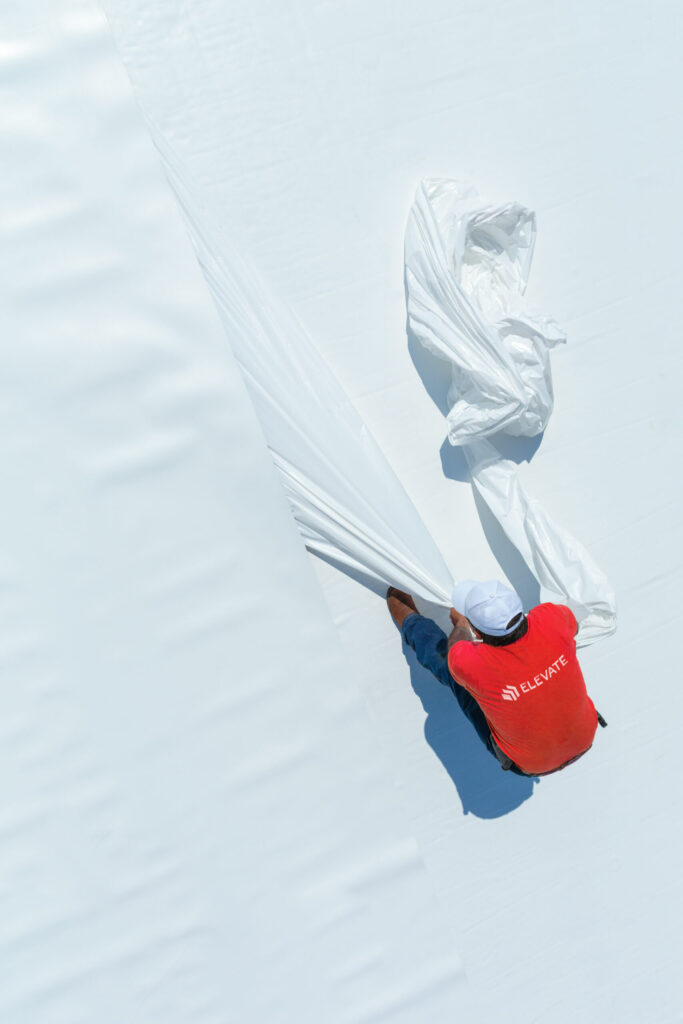Elevate UltraPly TPO SA roofing product