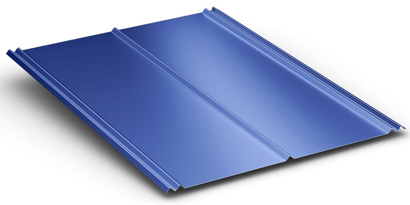 McElroy Metal 5-V metal panel profile or installed application