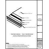 Official Metacrylics assembly drawing for Acrylic Reinforced Coating System Tar and Gravel