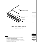 Official Metacrylics assembly drawing for Silicone Roof Coating System EPDM