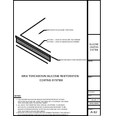 Official Metacrylics assembly drawing for Silicone Roof Coating System BRAI Torchdown