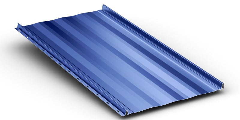 McElroy Metal Meridian metal panel profile or installed application