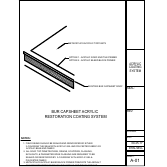 Official Metacrylics assembly drawing for Acrylic Roof Restoration Coating System BUR Capsheet