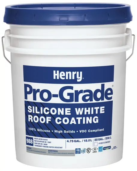 Henry Pro-Grade 988 Silicone Roof Coating roof coating or sealant product