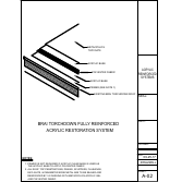 Official Metacrylics assembly drawing for Acrylic Reinforced Coating System BRAI Torchdown