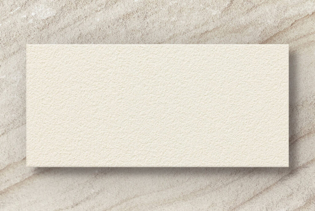 Swisspearl Patina Rough NXT fiber cement façade panel sample showing its surface