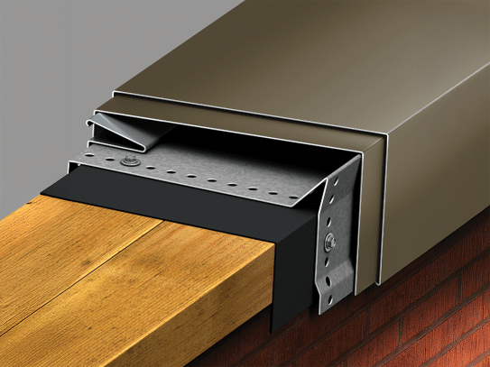 PAC-CLAD illustration of PAC-Tite Gold coping, one option within the coping range