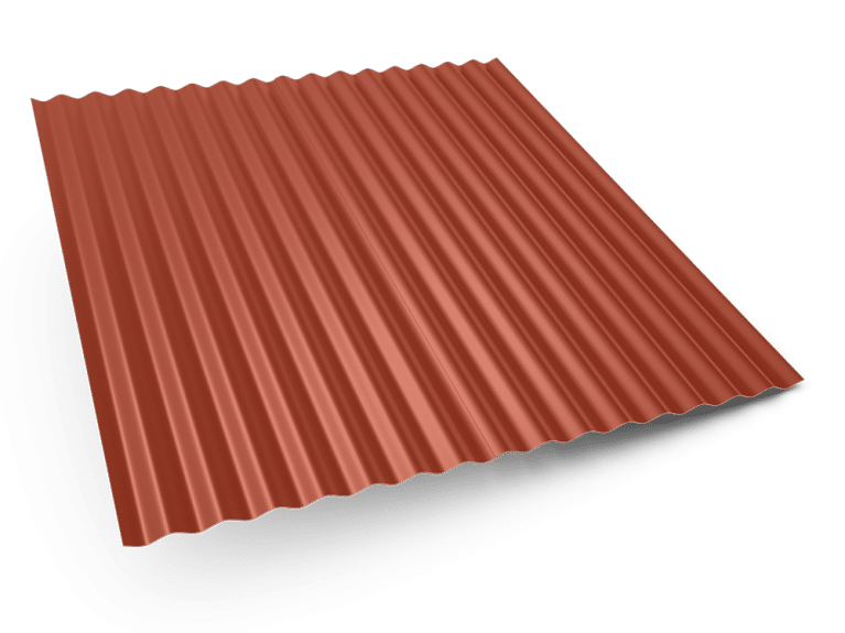 PAC-CLAD illustration of the 1/2-in. corrugated profile