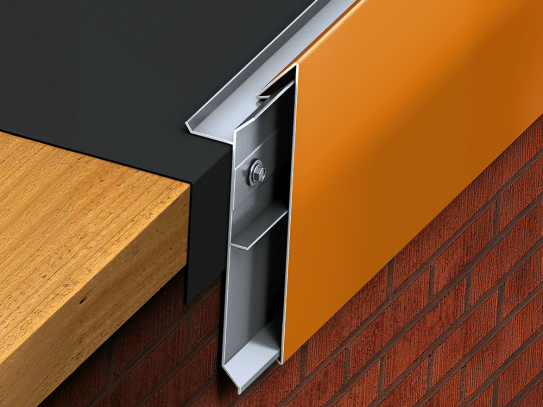 PAC-CLAD illustration of Angular Fascia, one option within the fascia range