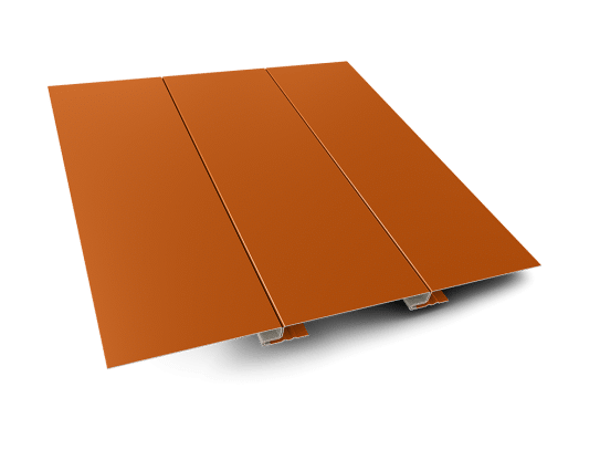PAC-CLAD illustration of the Flush profile