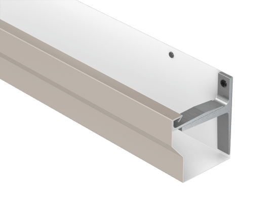 PAC-CLAD illustration of a PAC-Tite WR gutter