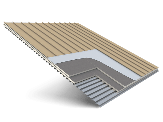 PAC-CLAD PAC-Shield polyiso insulation board illustration