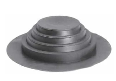 Gray Portals Plus Pipe Boot with stepped tiers