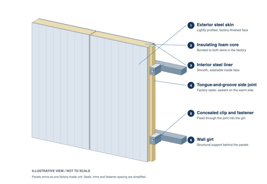 Insulated Metal Wall Panels project